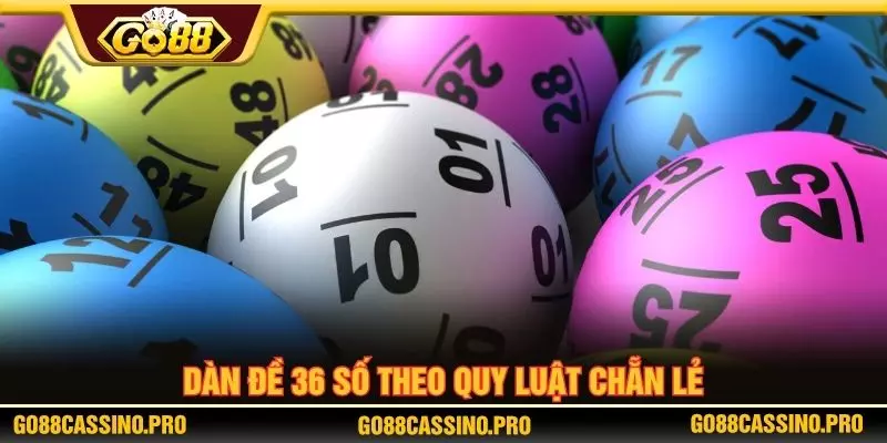 Dàn đề 36 số theo quy luật chẵn lẻ