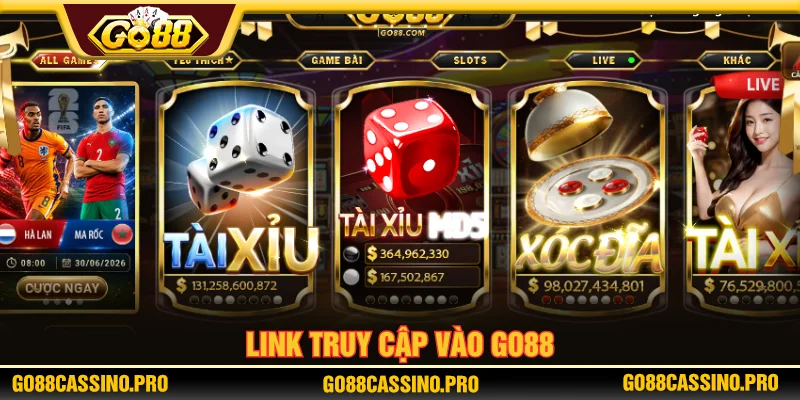 Link truy cập chính thức vào GO88  