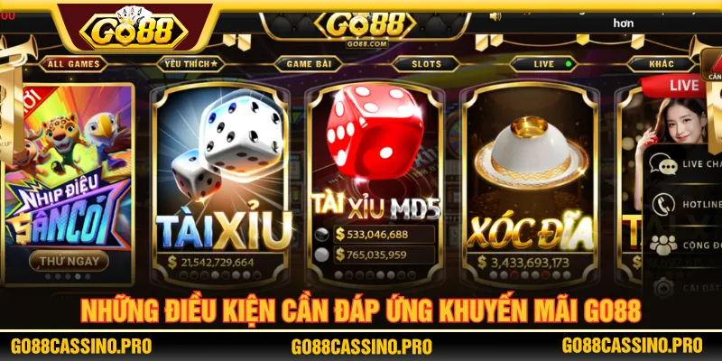 Mỗi chương trình khuyến mãi GO88 có quy định rõ ràng