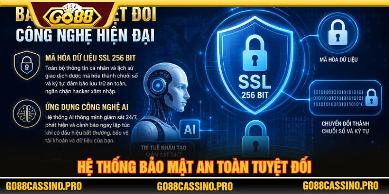 Sân chơi xây dựng hệ thống bảo mật an toàn cho thành viên GO88 