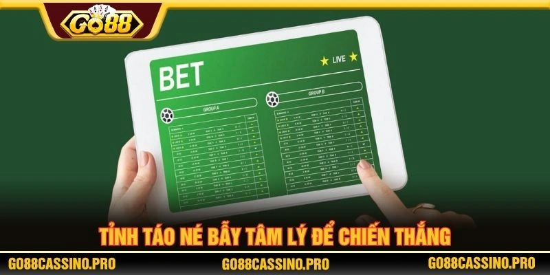 Tỉnh táo né bẫy tâm lý để chiến thắng